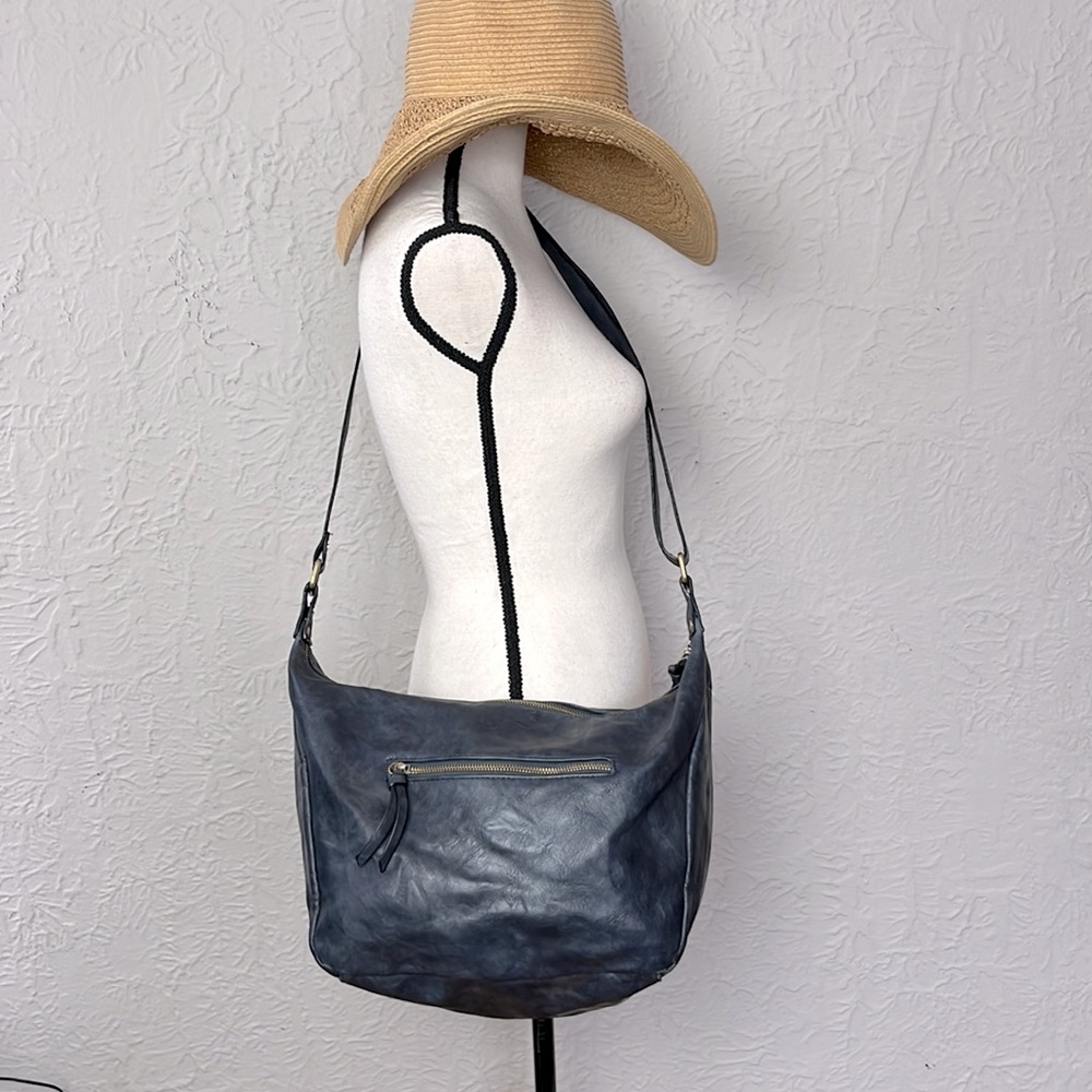 Joy Susan Debbie Vintage Vegan Hobo Crossbody Bag